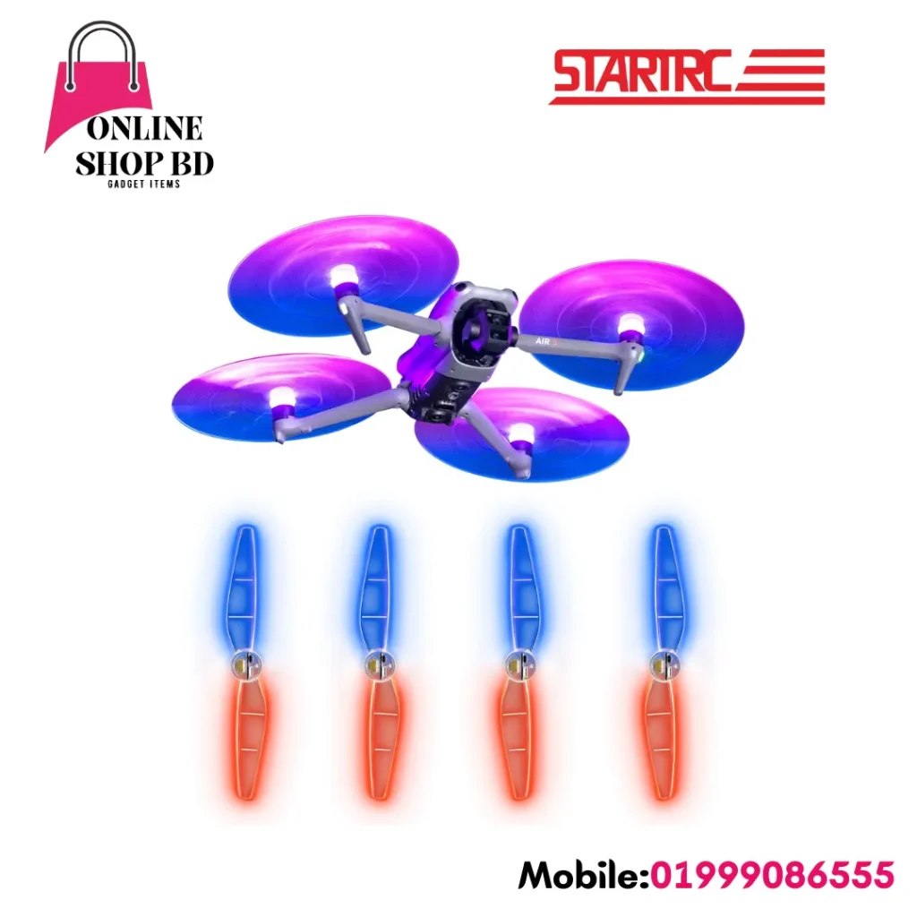 STARTRC DJI Air 3S / Air 3 LED Propellers for Release Low Noise