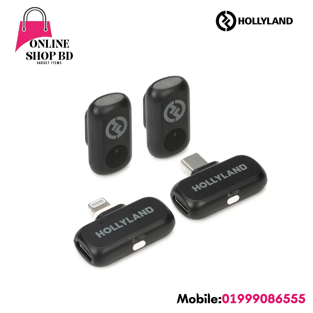 Hollyland LARK A1 Combo Digital Wireless Microphone System Space Gray