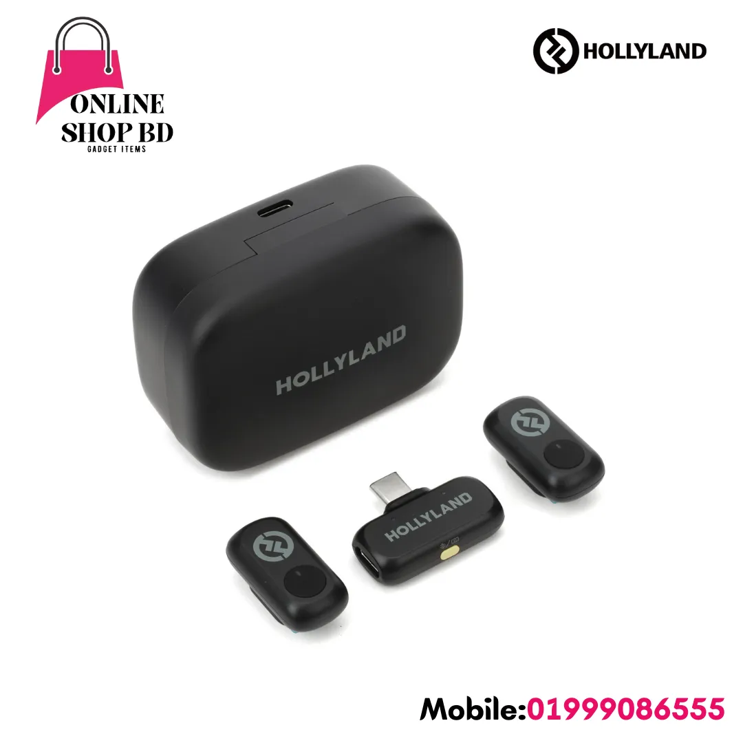 Hollyland LARK A1 Duo Wireless Microphone System Space Gray