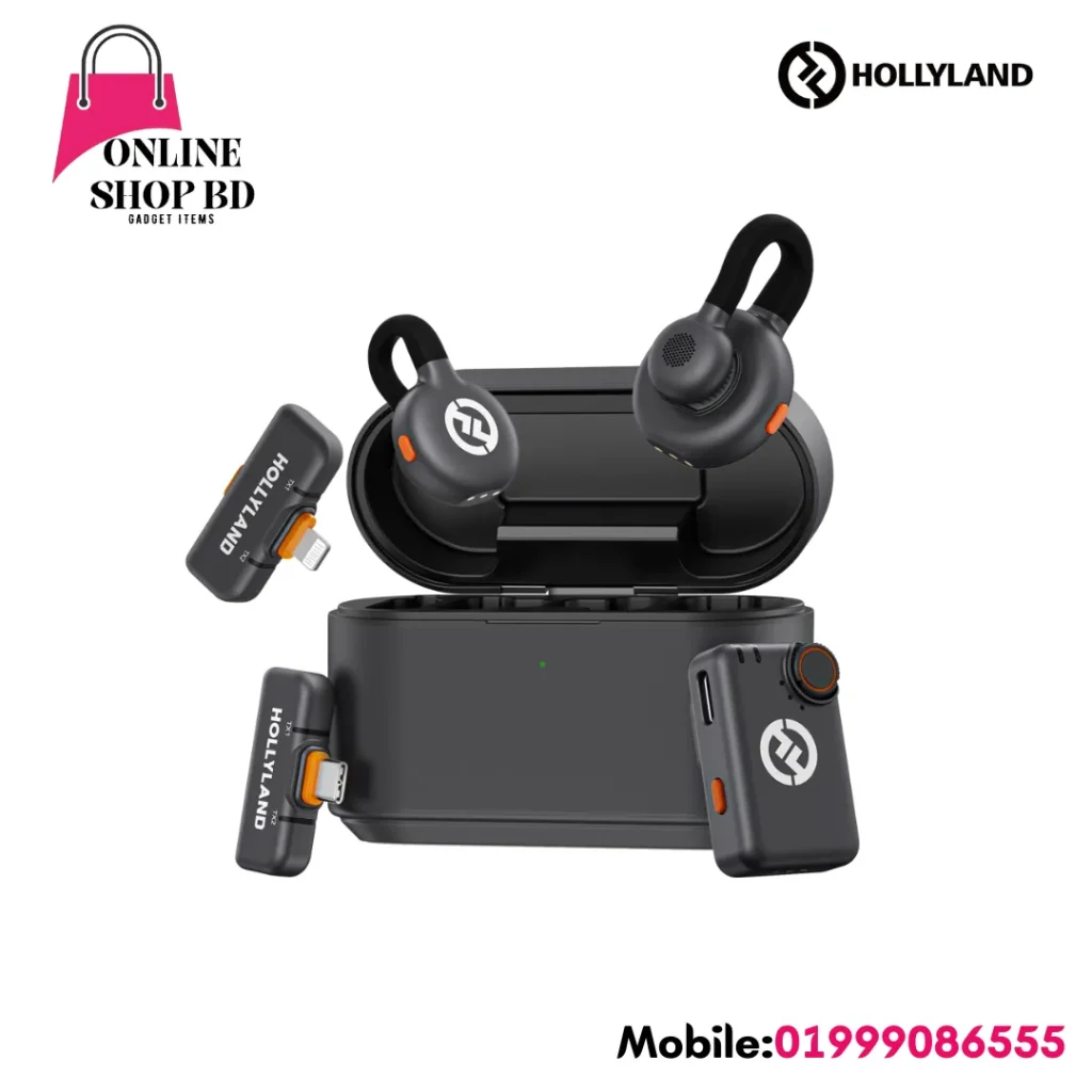 Hollyland LARK M2S Ultimate Combo 2-Person Wireless Microphone System in Bangladesh