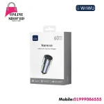 WiWU 60W Nano Pro A+2C Fast Car Charger Wi-CC032 in Bangladesh - 1