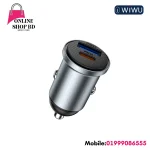WiWU 35W Nano Lite A+C Fast Car Charger (Wi-CC030) | PD & QC 3.0 Dual Port Car Charger - 2