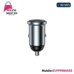 WiWU 35W Nano Lite A+C Fast Car Charger (Wi-CC030) | PD & QC 3.0 Dual Port Car Charger - 5
