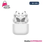 WiWU Airbuds 4 ANC (4-Mic ENC) True Wireless Earbuds | Bluetooth 5.4 - 2