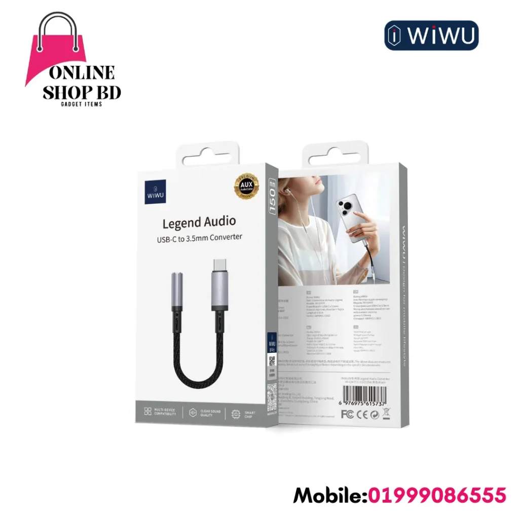 WiWU Legend Audio Converter 3.5mm Wi-C047