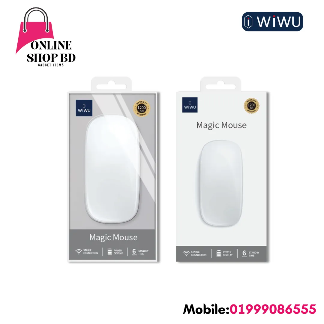 WiWU Magic Pro Mouse WM103 Rechargeable Dual-Mode Wireless Mouse in Bangladesh
